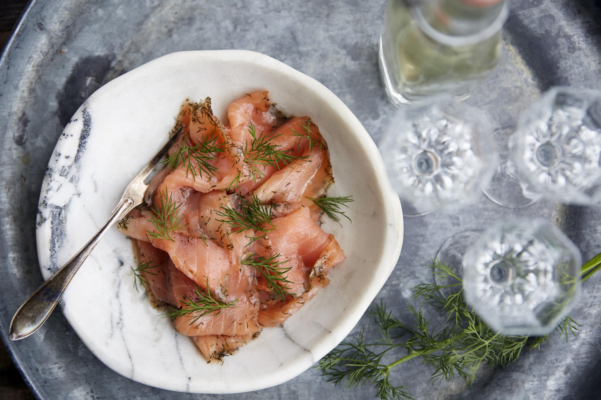 Gebeizter Lachs