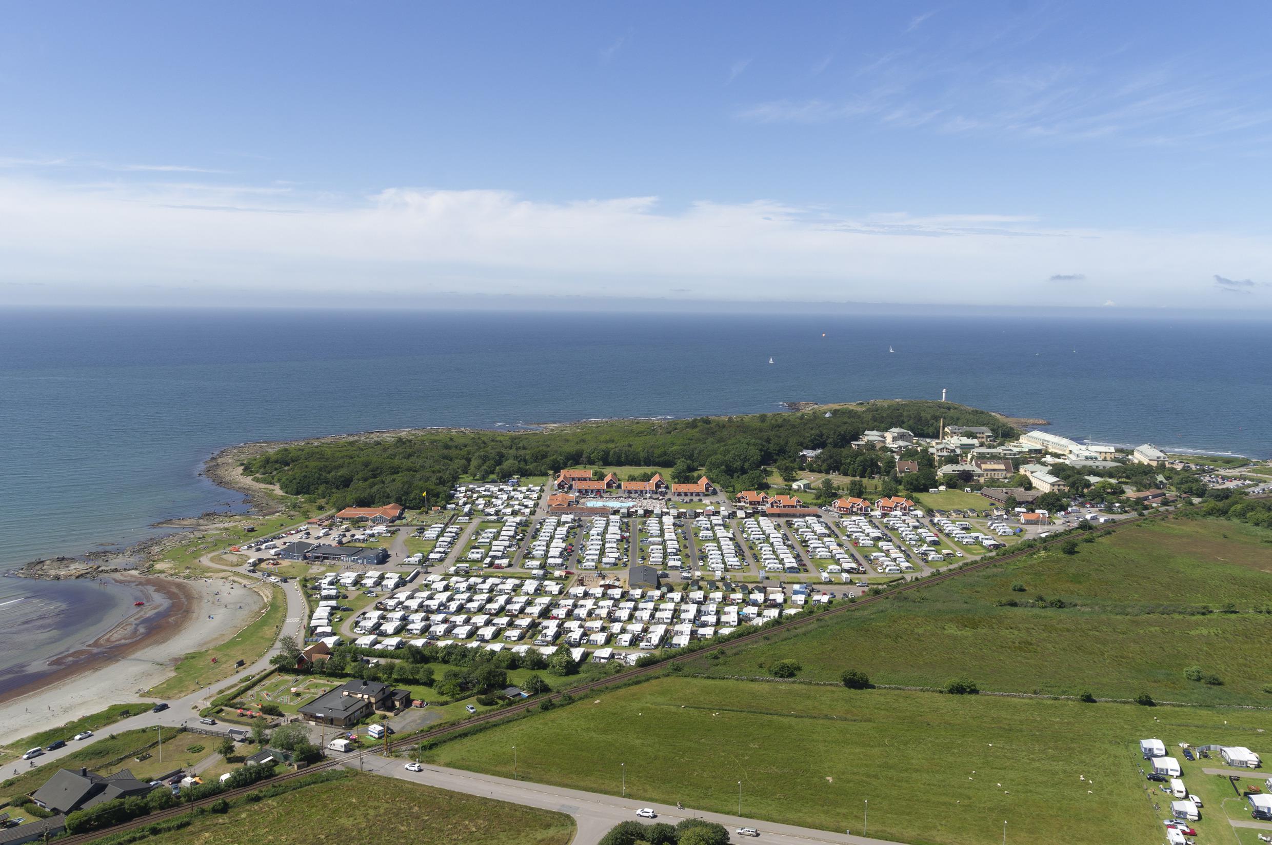 An aerial view of Destination Apelviken.