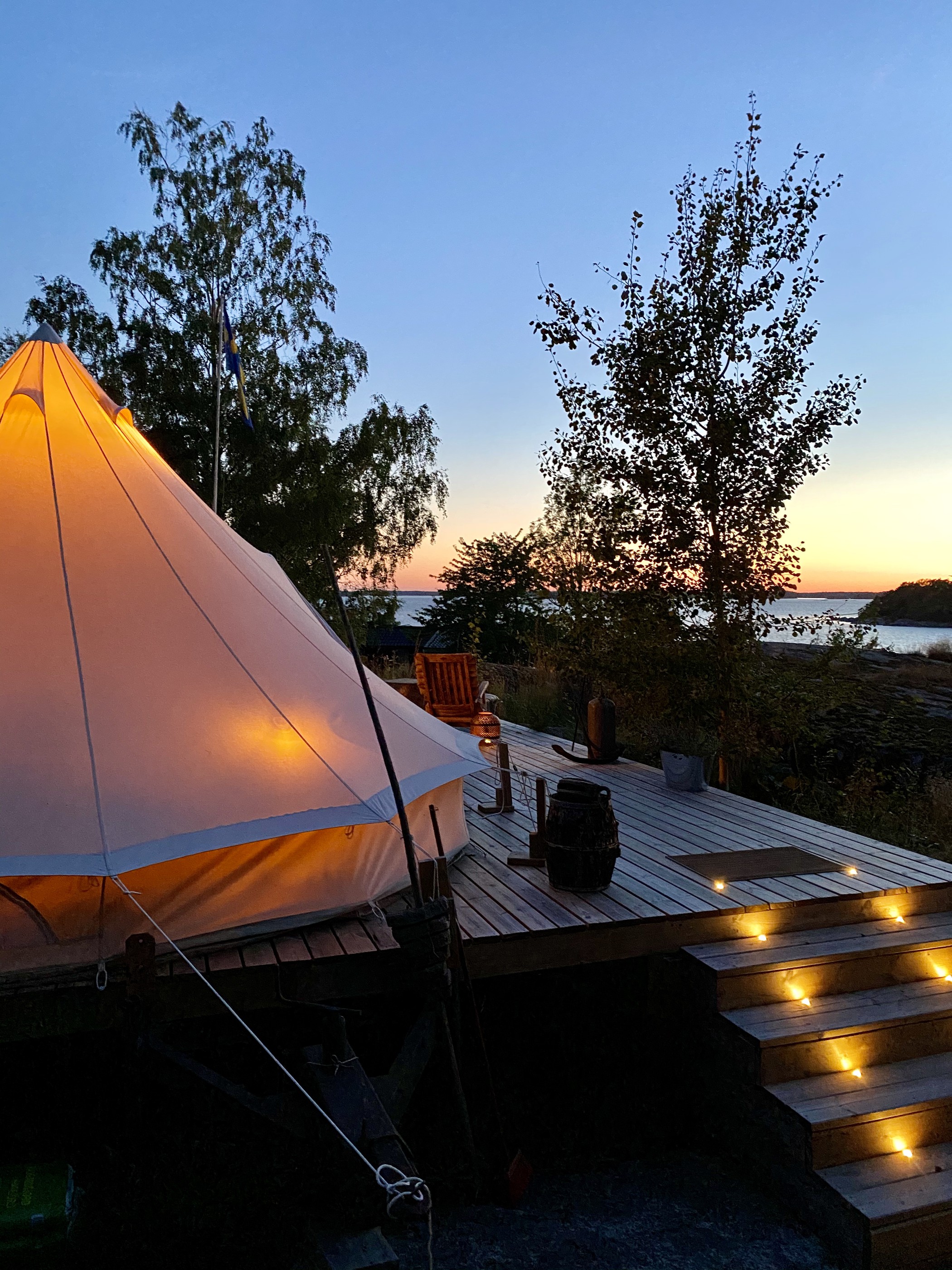 Skärgårdsglamping