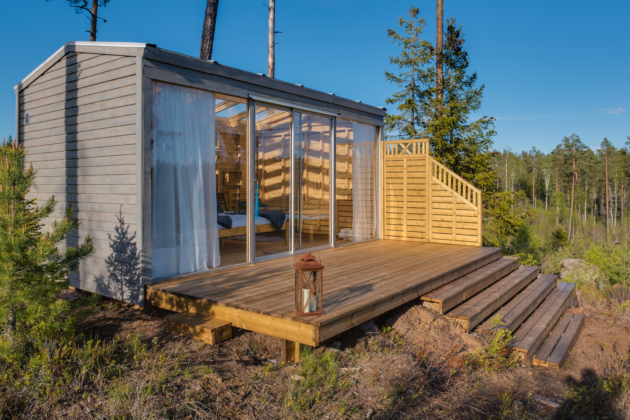 Vildmarksvistelse i glashus