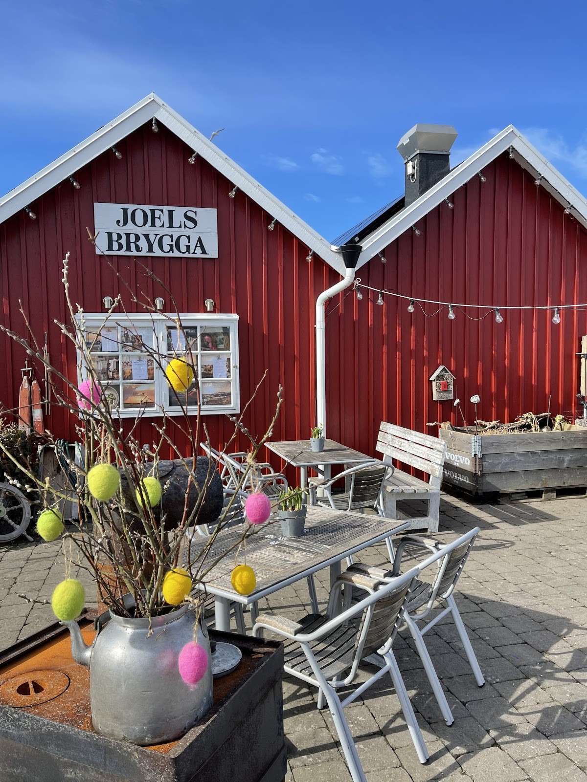 Joels brygga - precis vid vattenbrynet