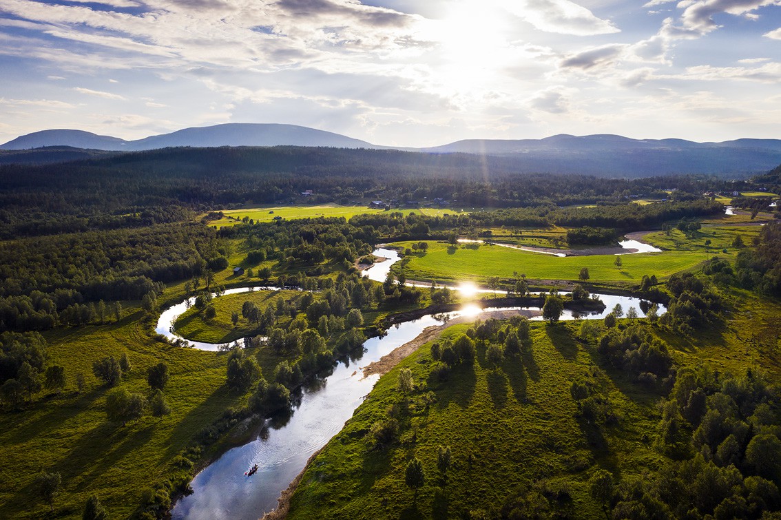 Paddla i Funäsfjällen