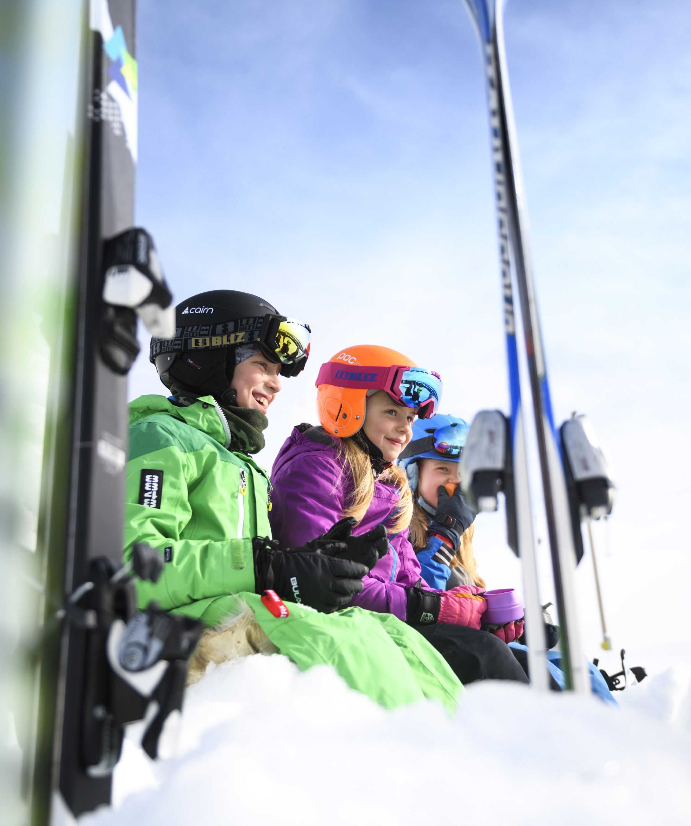 Utförsåkning mitt i Östersunds stad