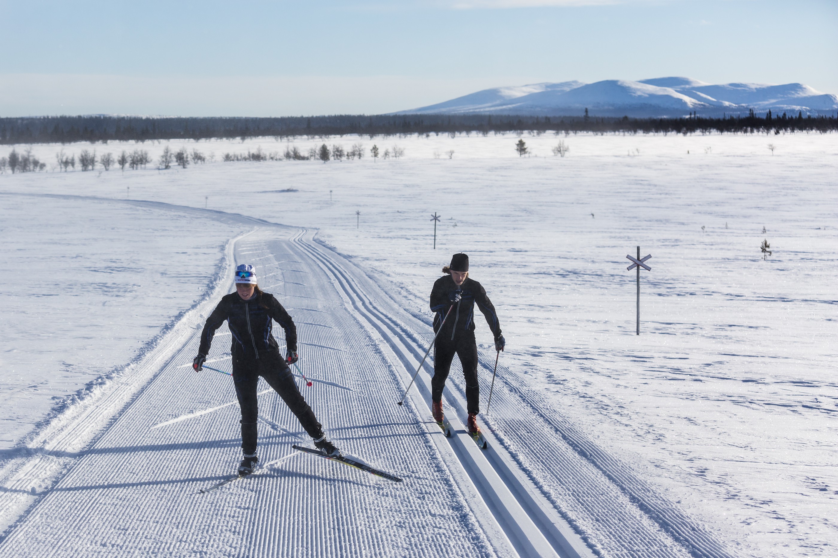 Längdåkning i Lofsdalen