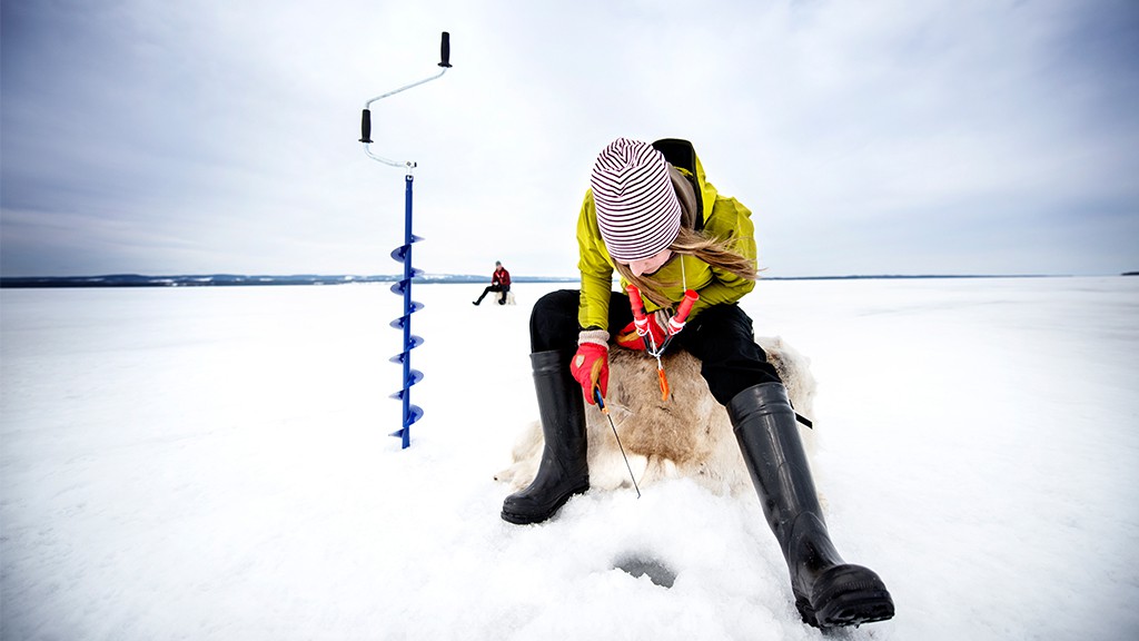 Vinterfiska i Östersund