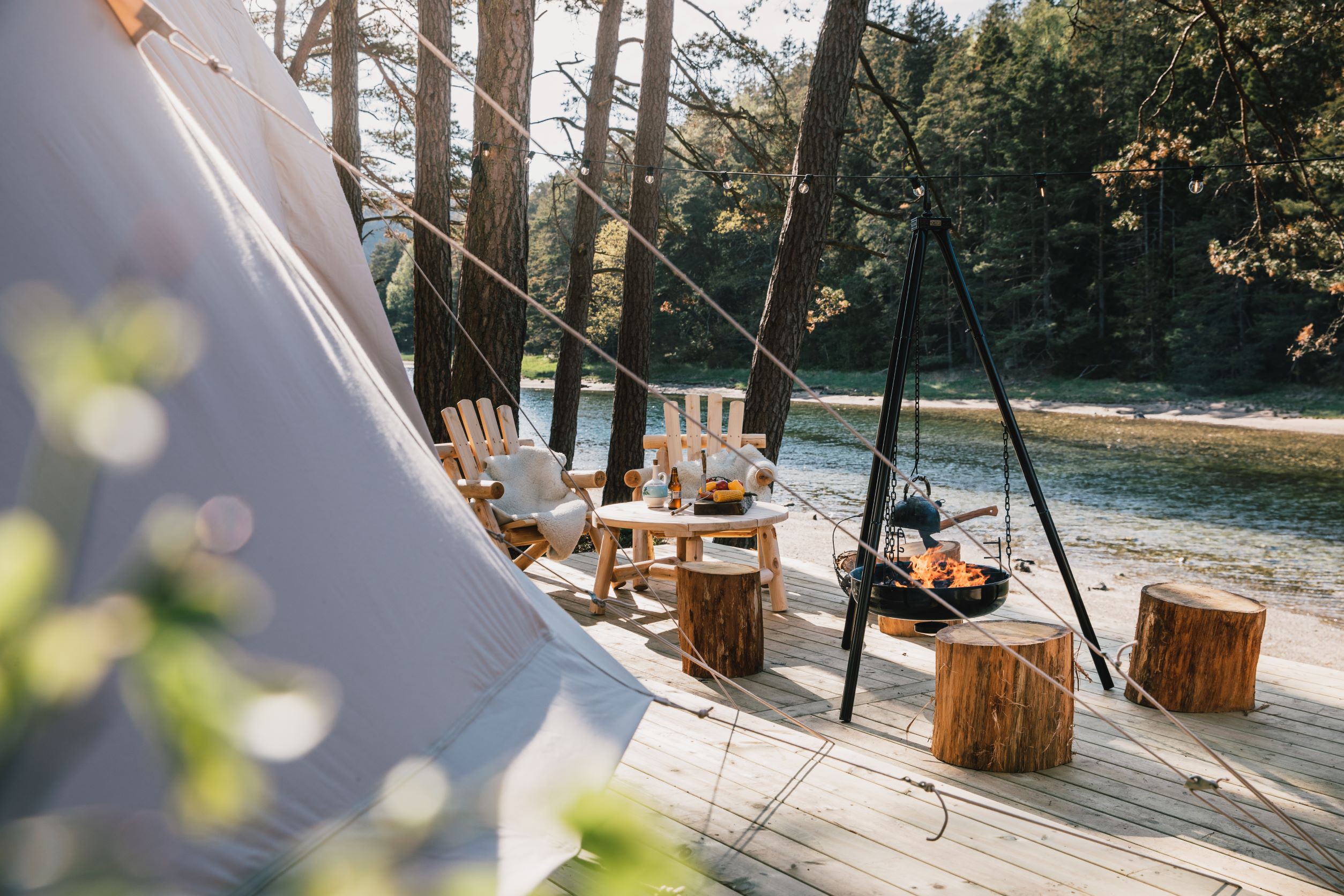 Glamping på Västkusten